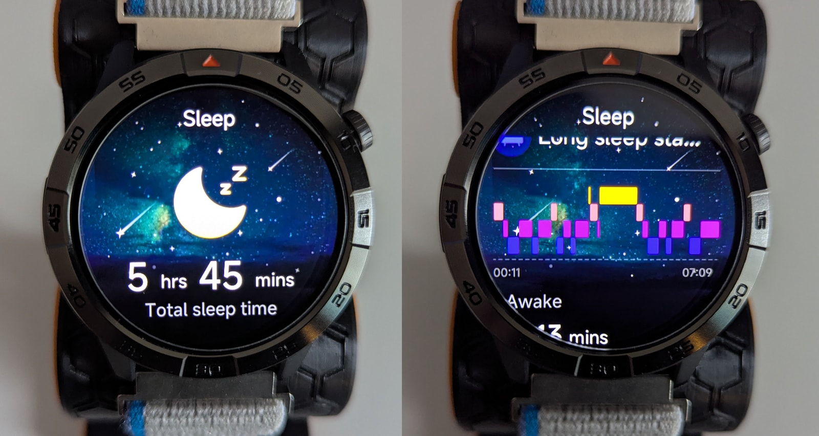 A sleep session on the AGM Legion Pro