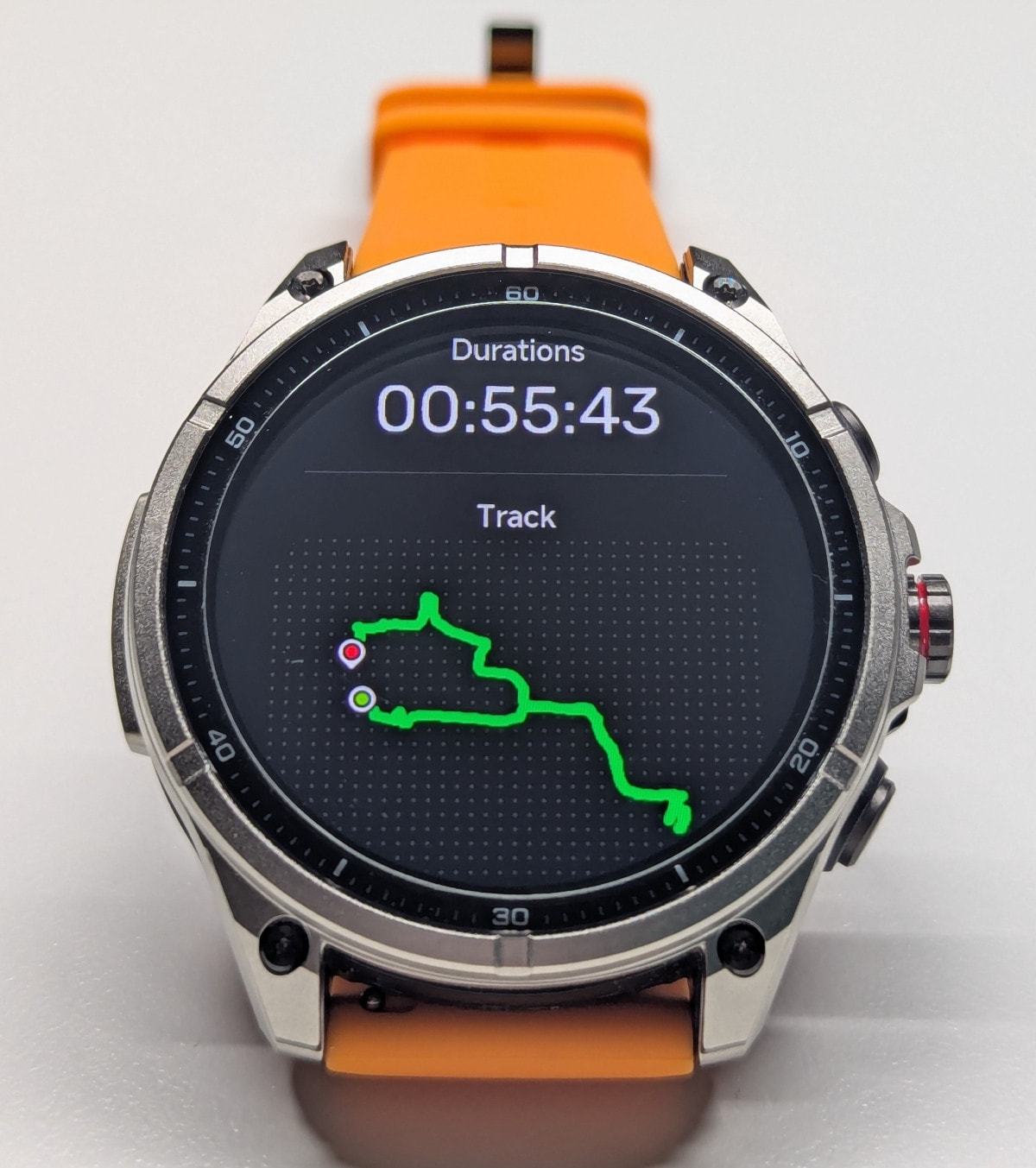 Paseo con GPS del FT66 (reloj)
