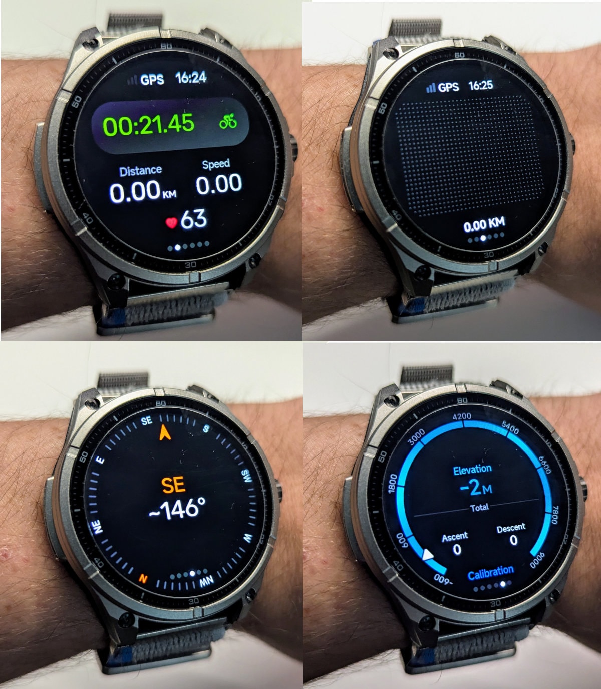 Entrenamiento de ciclismo con GPS del FT66