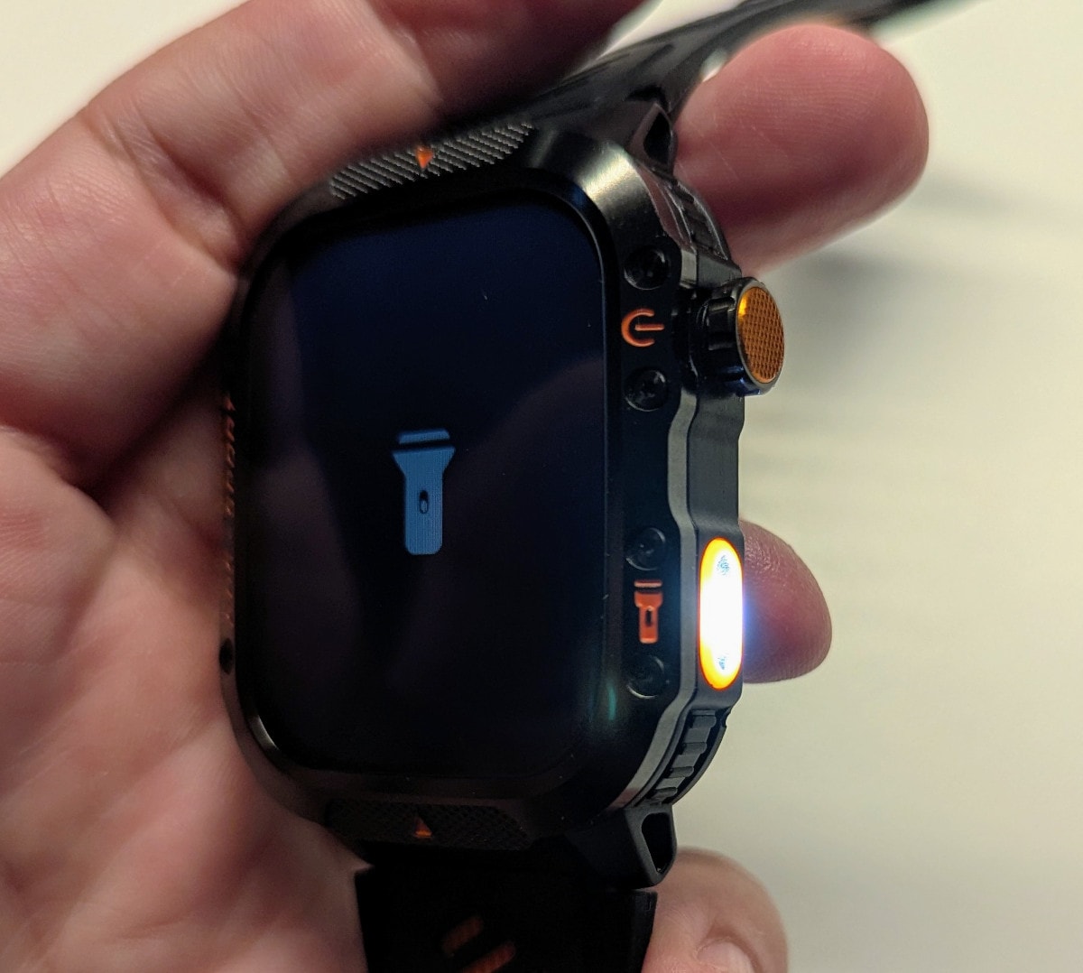 HT36 side with torch