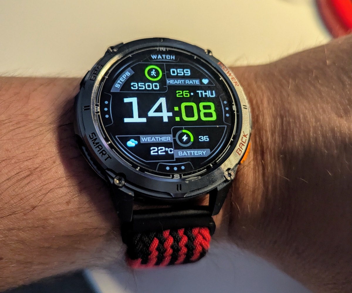 K67A worn on wrist