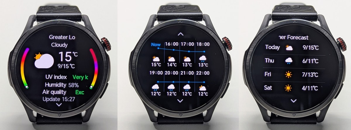 Kospet Magic R10 weather app