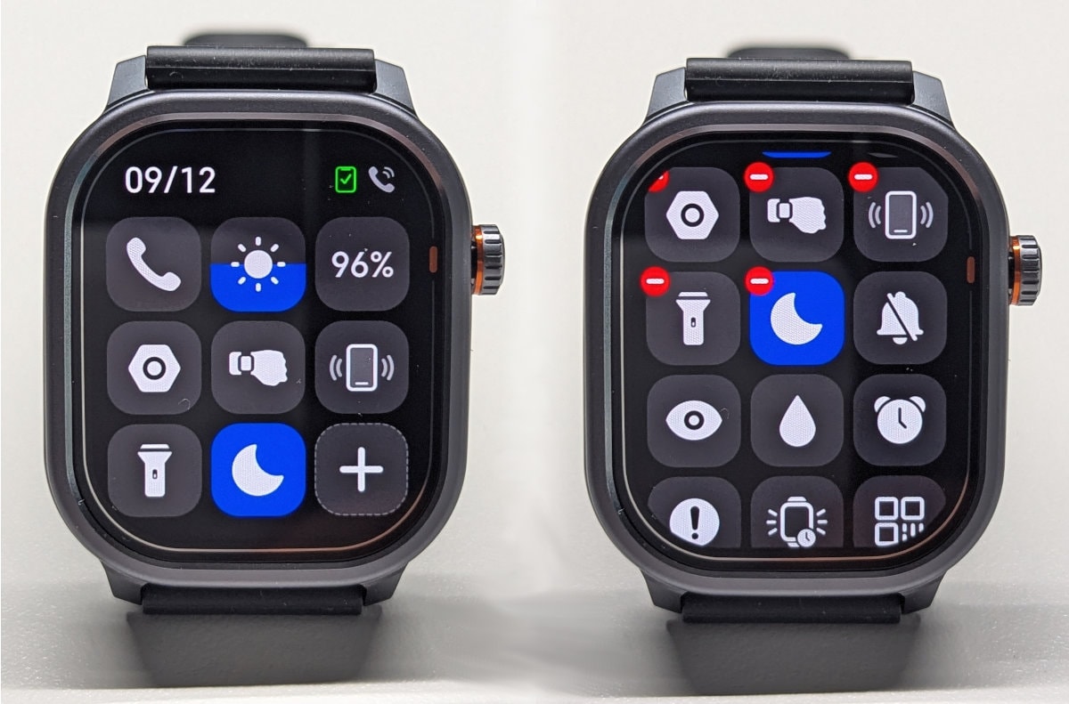 Kospet Pulse quick settings