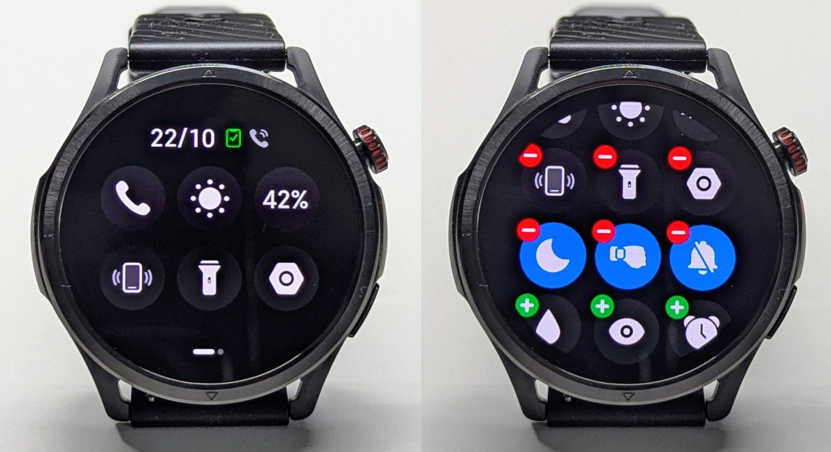 Kospet Magic R10 quick settings