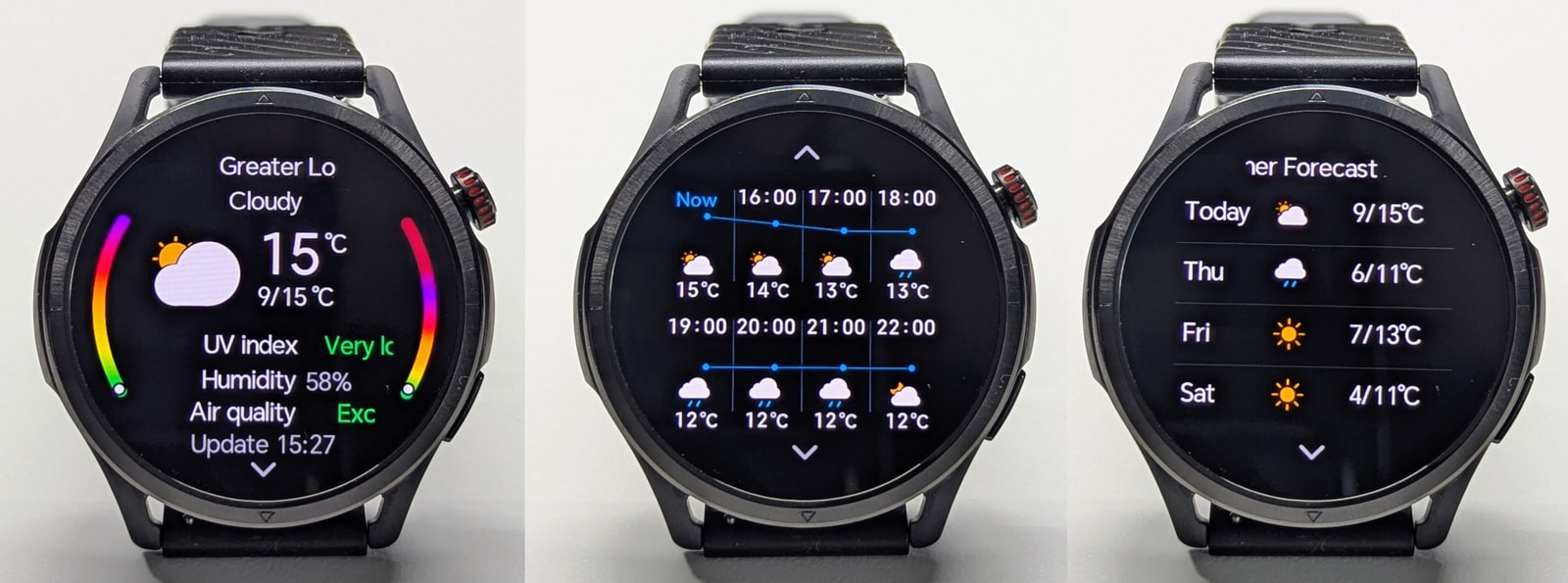 Kospet Magic R10 weather app