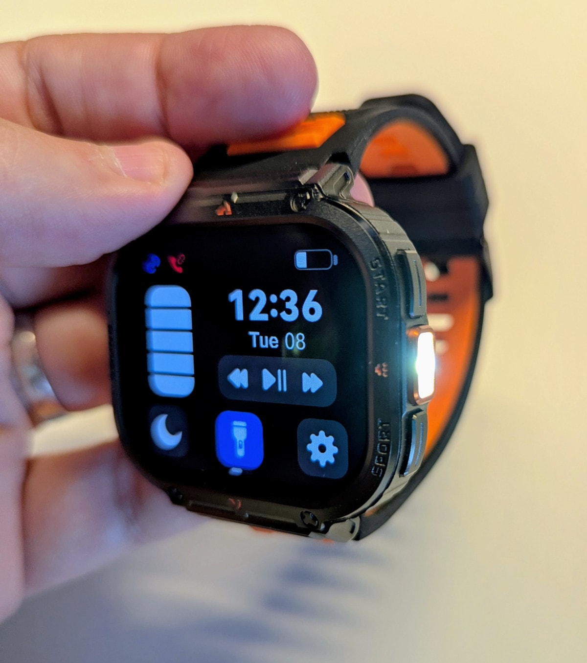 NX23 side with torch